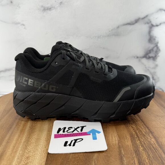 Women’s size 6.5-ICEBUG Arcus BuGrip Triple Black GTX Studded Snow Walking Shoes - Picture 4 of 12